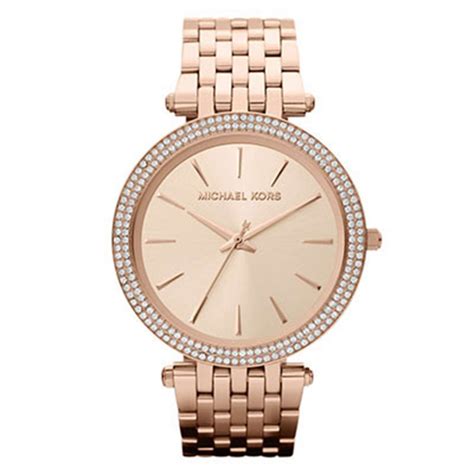 michael michael kors women's darci rose gold acetate watch 39mm|michael kors darci watch.